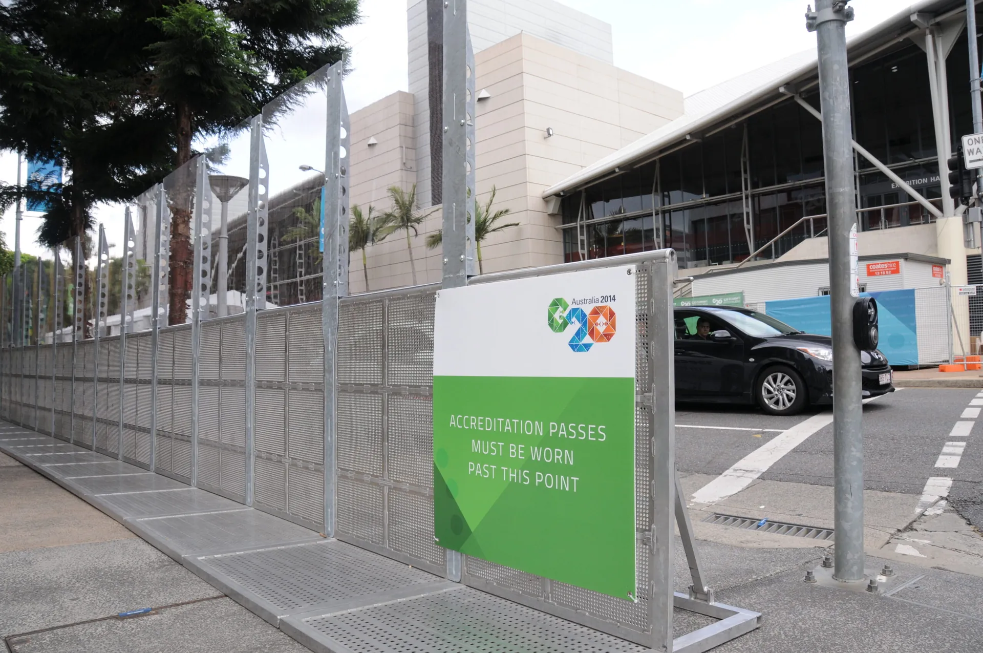 Mojo High Fence at an event accreditation zone