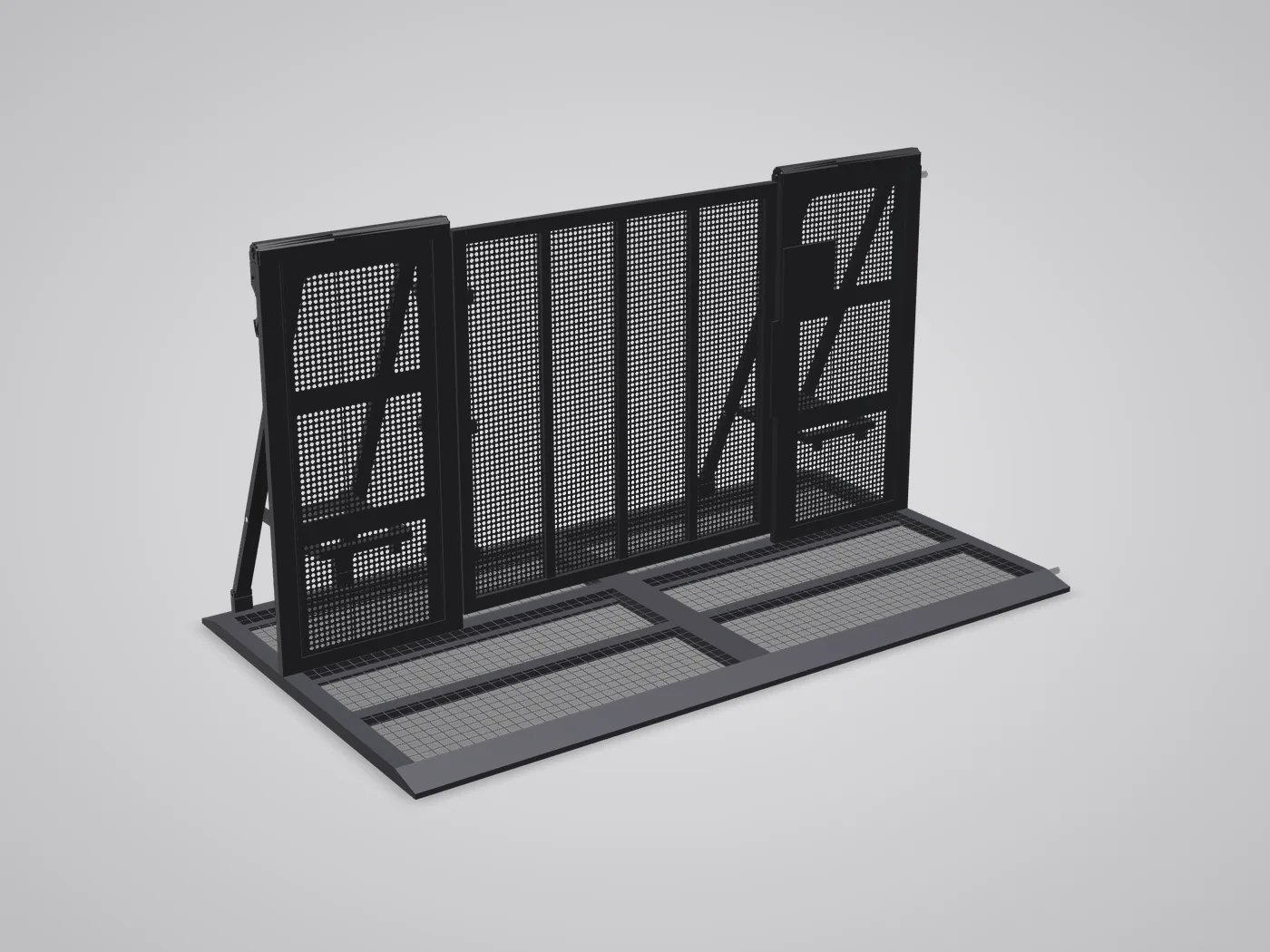 3D view: Alternative Doors with the door closed