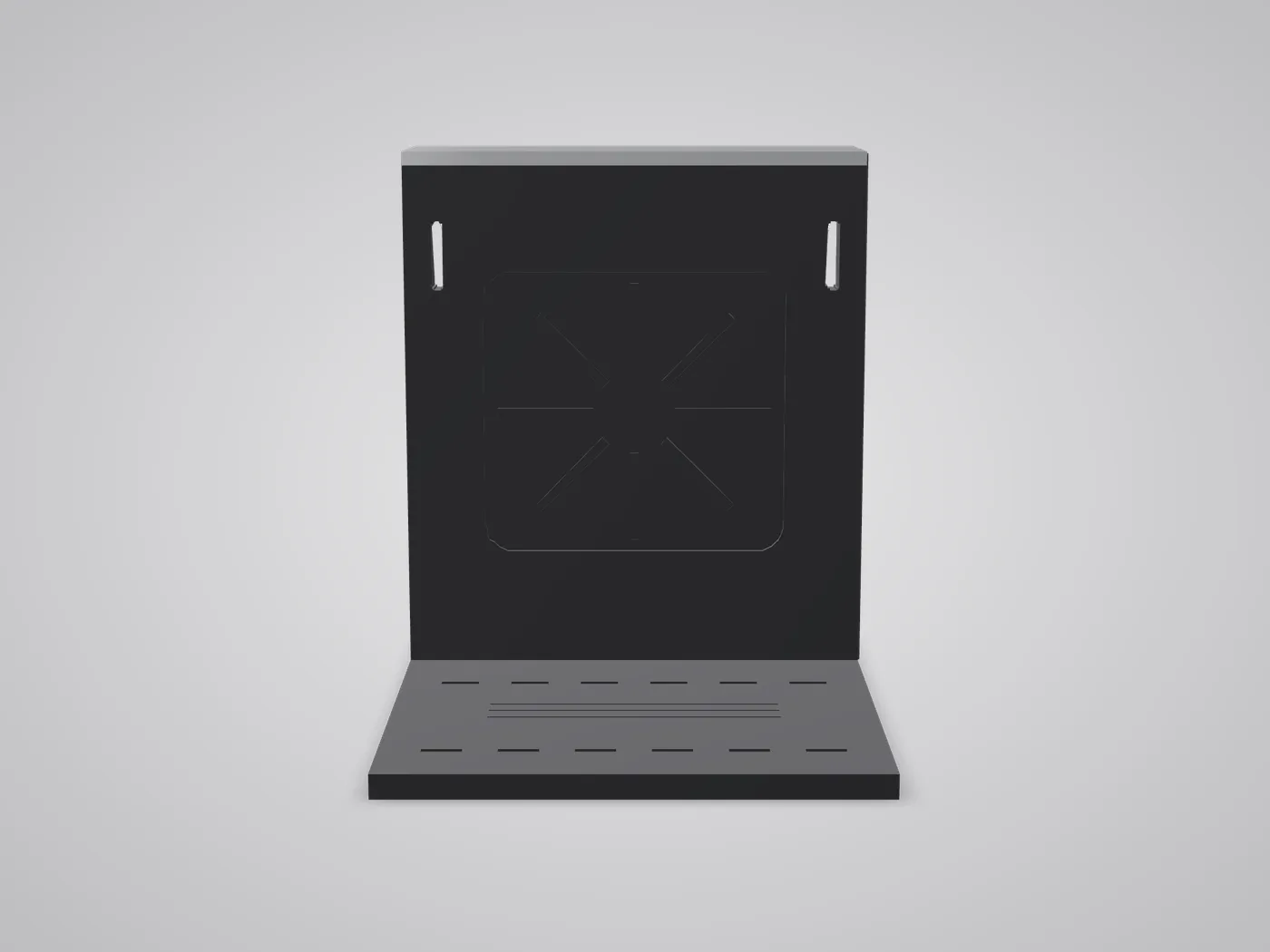 3D view: front of a single Bar Barrier