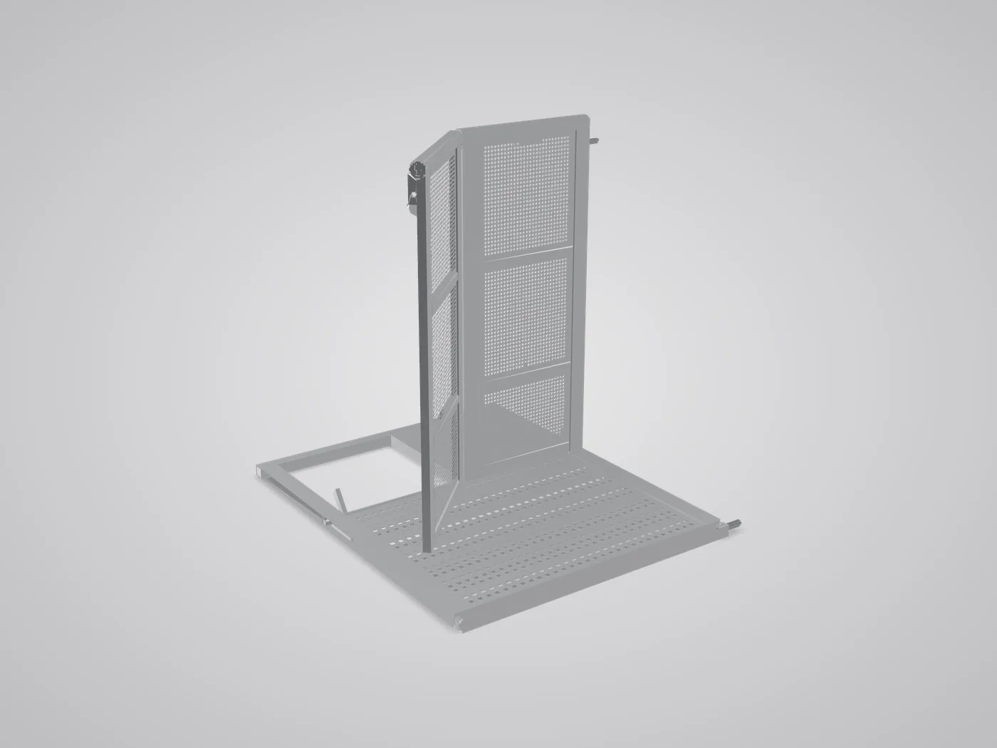 3D view: Snake Runner with the door open