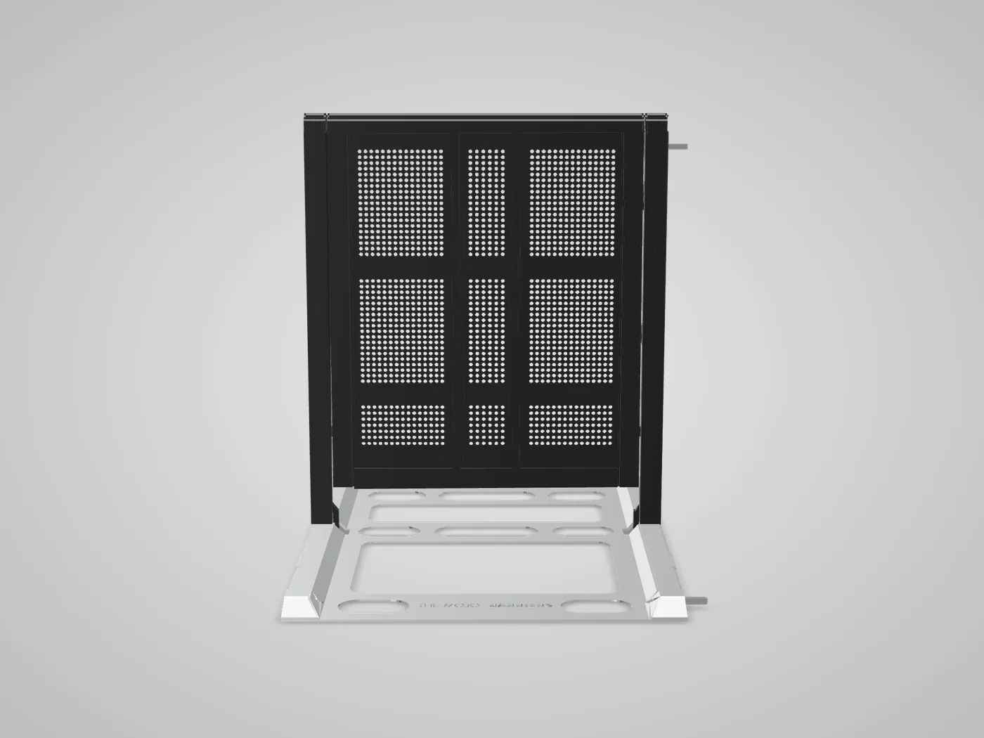3D view: front of a Cable Gate with the cable opening below the door
