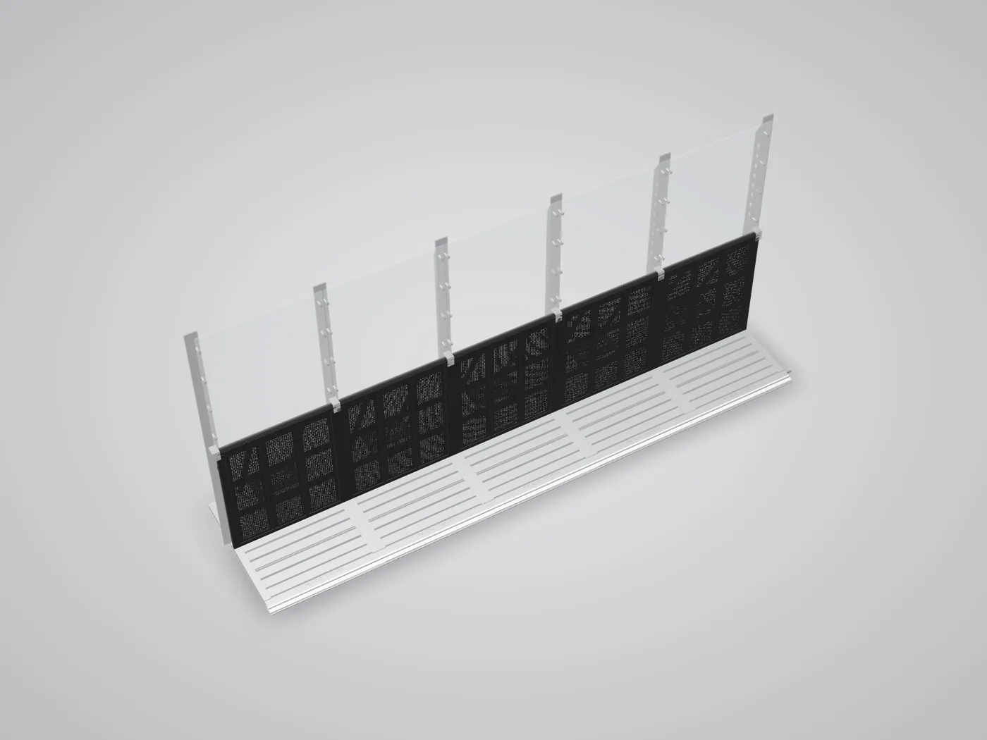 3D view: Mojo High Fence line from above