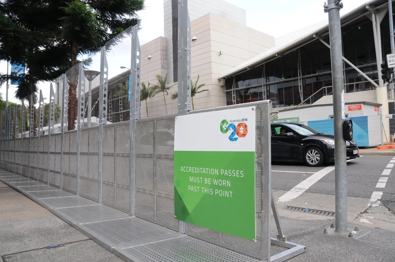 Mojo High Fence at an event accreditation zone